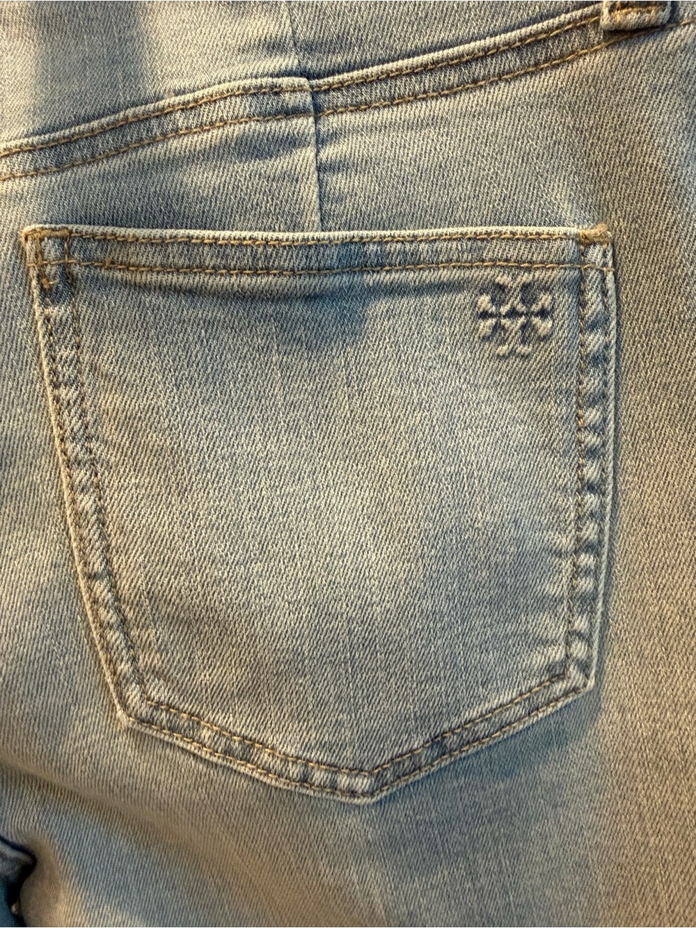 Tory Burch Chalk Blue Skinny Jeans High Rise Women’s Size 29